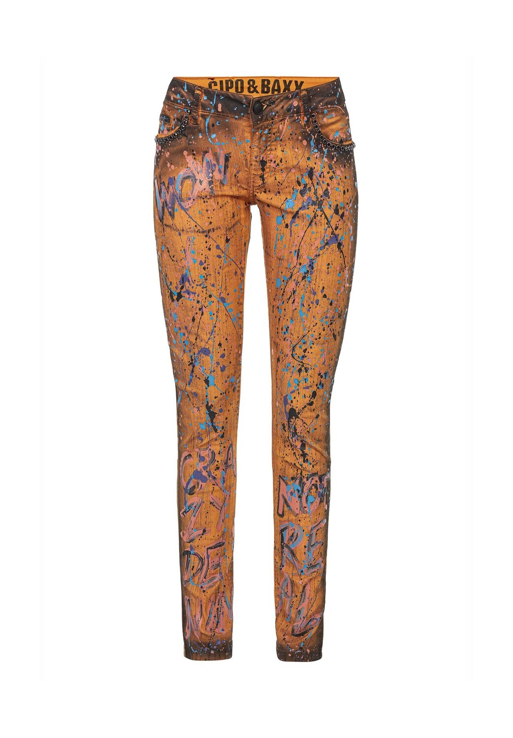 Джинсы с классным узором по всей поверхности CIPO & BAXX, оранжевый
Джинсы с классным узором по всей поверхности CIPO & BAXX, оранжевый