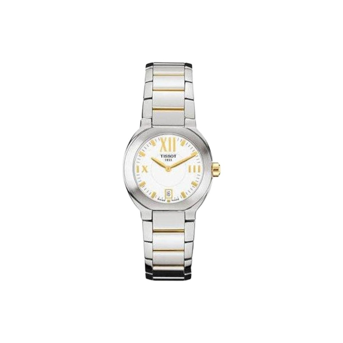 TISSOT Классическая коллекция T кварцевый механизм женские часы 34 мм белый циферблат стальной корпус стальной браслет
TISSOT Классическая коллекция T кварцевый механизм женские часы 34 мм белый циферблат стальной корпус стальной браслет