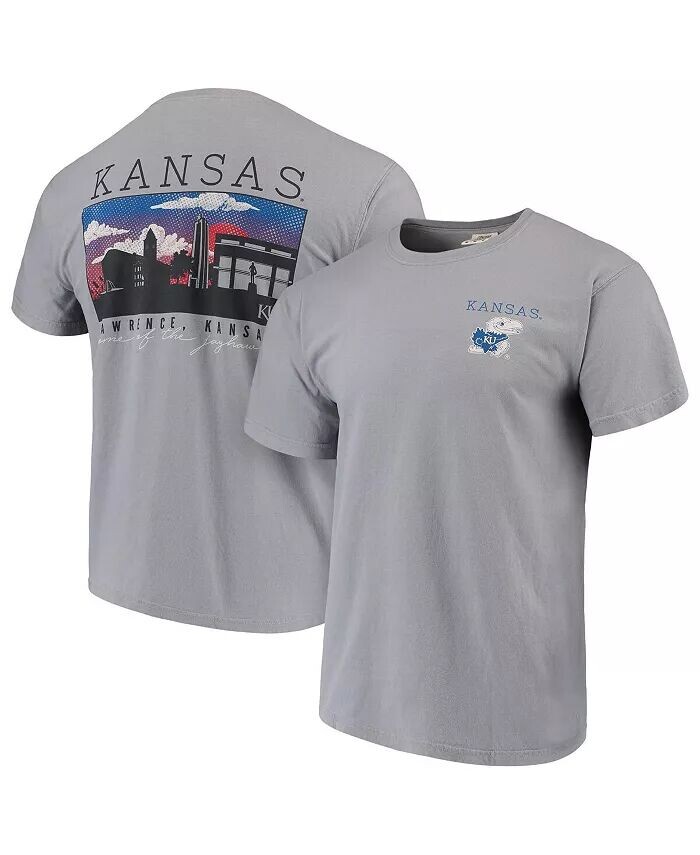 Мужская серая футболка Kansas Jayhawks Comfort Colors Campus Scenery Image One
Мужская серая футболка Kansas Jayhawks Comfort Colors Campus Scenery Image One