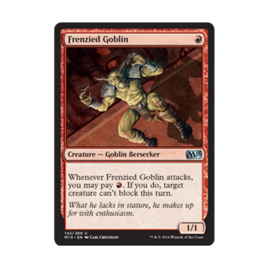 CCG Бешеный гоблин (U), MTG - Magic 2015
CCG Бешеный гоблин (U), MTG - Magic 2015