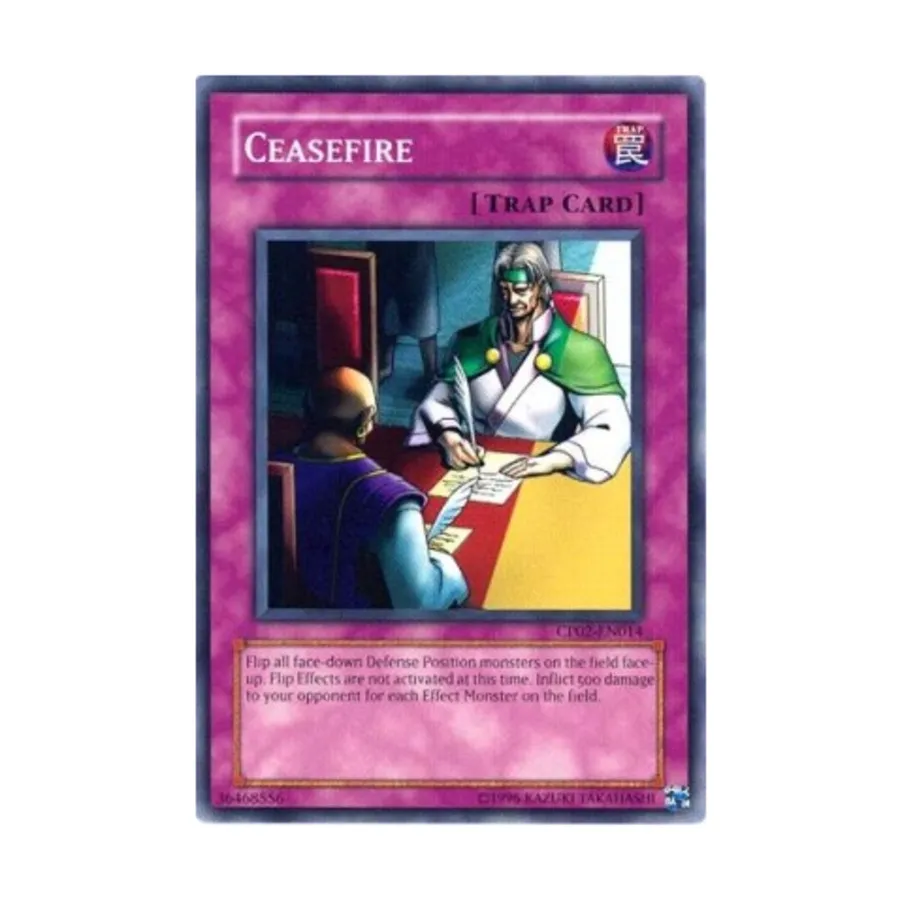 CCG Прекращение огня (общее), Yu-Gi-Oh - Champion Pack 2 - Singles
CCG Прекращение огня (общее), Yu-Gi-Oh - Champion Pack 2 - Singles