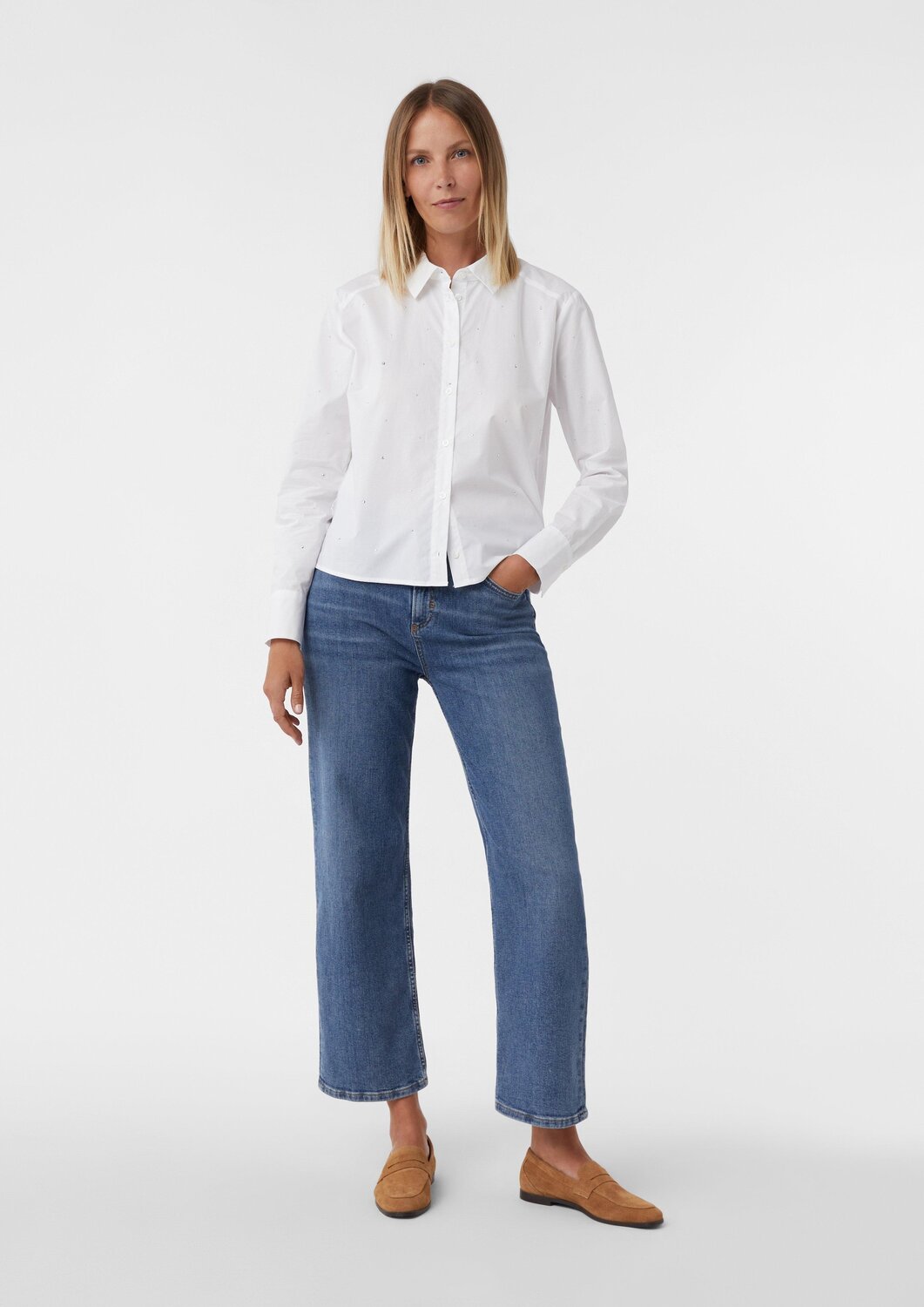 Comma casual identity Рубашка в белом цвете
Comma casual identity Рубашка в белом цвете