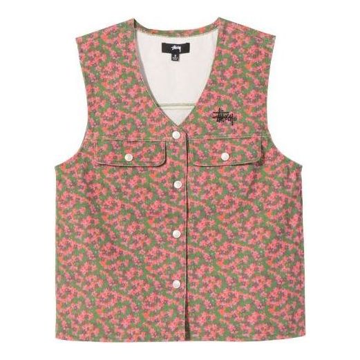 Жилет (WMNS) Stussy Sycamore Canvas Vest 'Flower'
Жилет (WMNS) Stussy Sycamore Canvas Vest 'Flower'