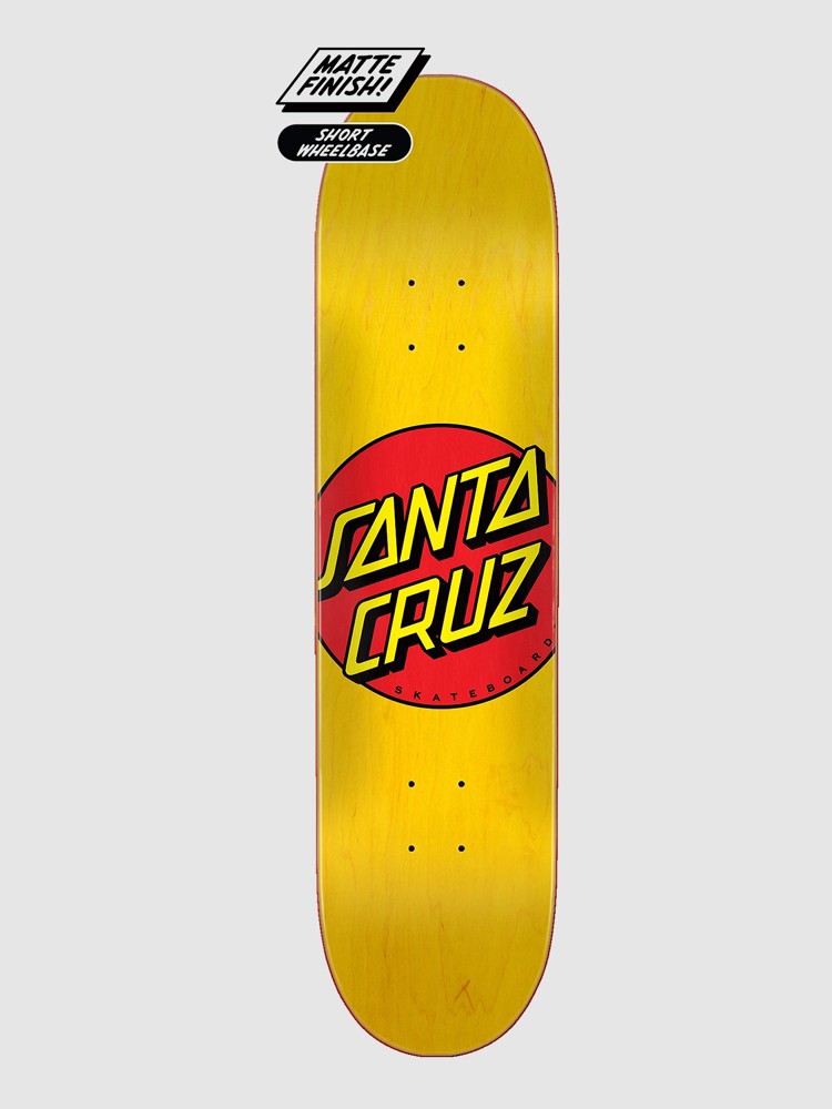 Дека для скейтборда Santa Cruz Classic Dot 7.75″ Skateboard Deck, yellow
Дека для скейтборда Santa Cruz Classic Dot 7.75″ Skateboard Deck, yellow