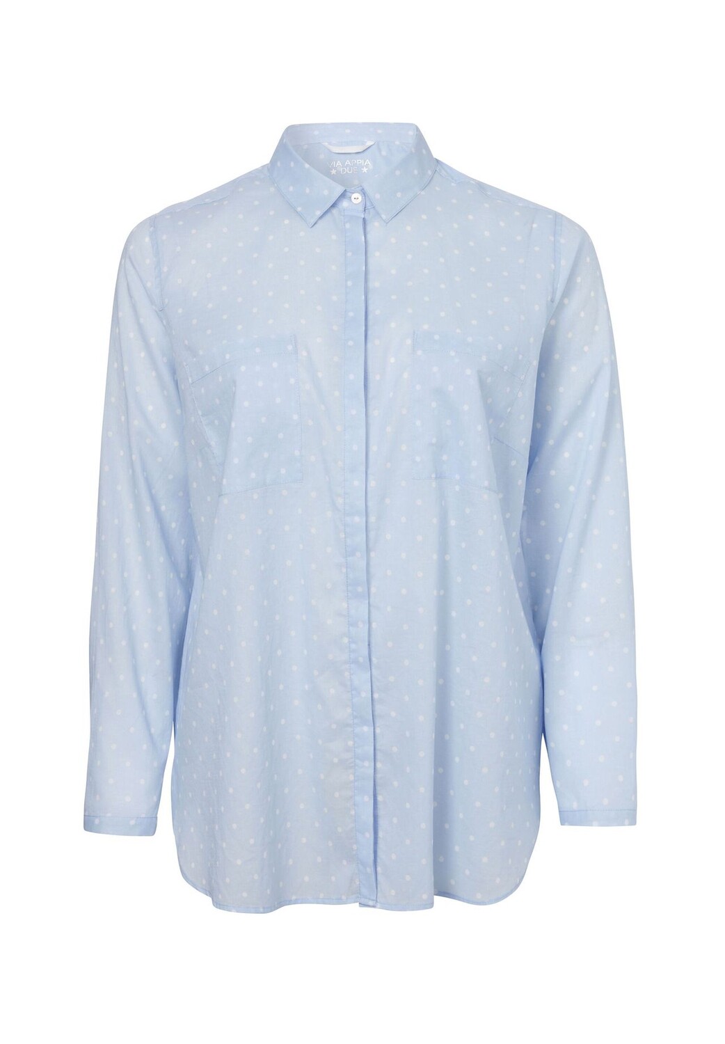 Блузка Игривая блузка с точечным узором по всей поверхности Via Appia -Due-, цвет Hellblau Ecru
Блузка Игривая блузка с точечным узором по всей поверхности Via Appia -Due-, цвет Hellblau Ecru