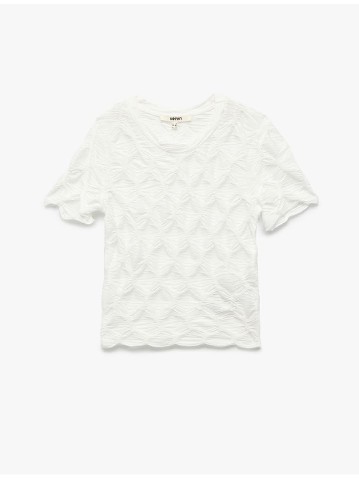 Футболка СС белого цвета KOTON
Футболка СС белого цвета KOTON