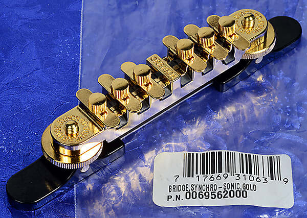 Gretsch Gretsch Gold Synchro-Sonic Bridge and Base, 0069562000 Gretsch Gretsch Gold Synchro-Sonic Bridge and Base 006-9562-000
Gretsch Gretsch Gold Synchro-Sonic Bridge and Base, 0069562000 Gretsch Gretsch Gold Synchro-Sonic Bridge and Base 006-9562-000