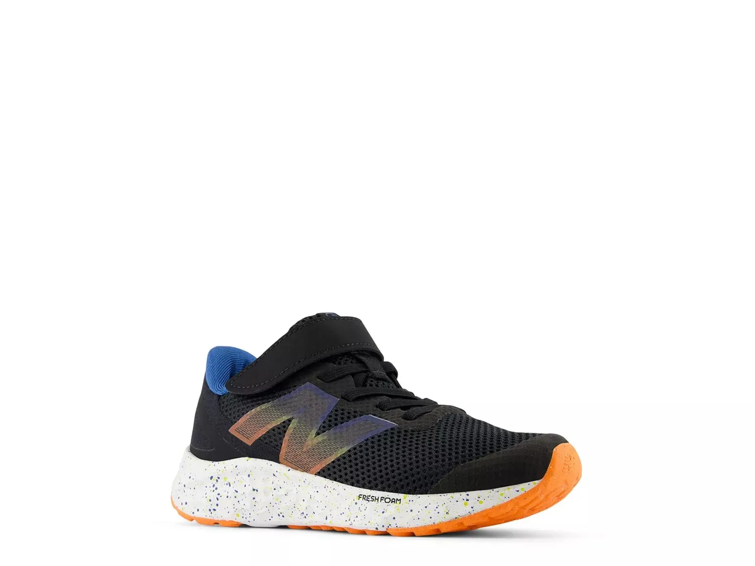 Кроссовки New Balance Fresh Foam Arishi v4 — детские, черные/синие 
Кроссовки New Balance Fresh Foam Arishi v4 — детские, черные/синие