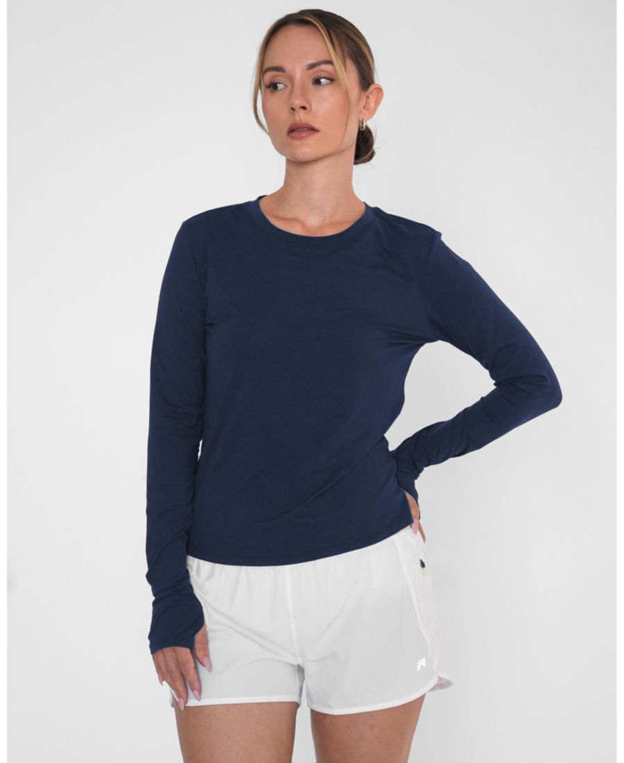 Женская компрессионная нейлоновая футболка с длинными рукавами Raya средней длины Rebody Active, Navy, Синий, Женская компрессионная нейлоновая футболка с длинными рукавами Raya средней длины Rebody Active, Navy
Женская компрессионная нейлоновая футболка с длинными рукавами Raya средней длины Rebody Active, Navy, Синий, Женская компрессионная нейлоновая футболка с длинными рукавами Raya средней длины Rebody Active, Navy