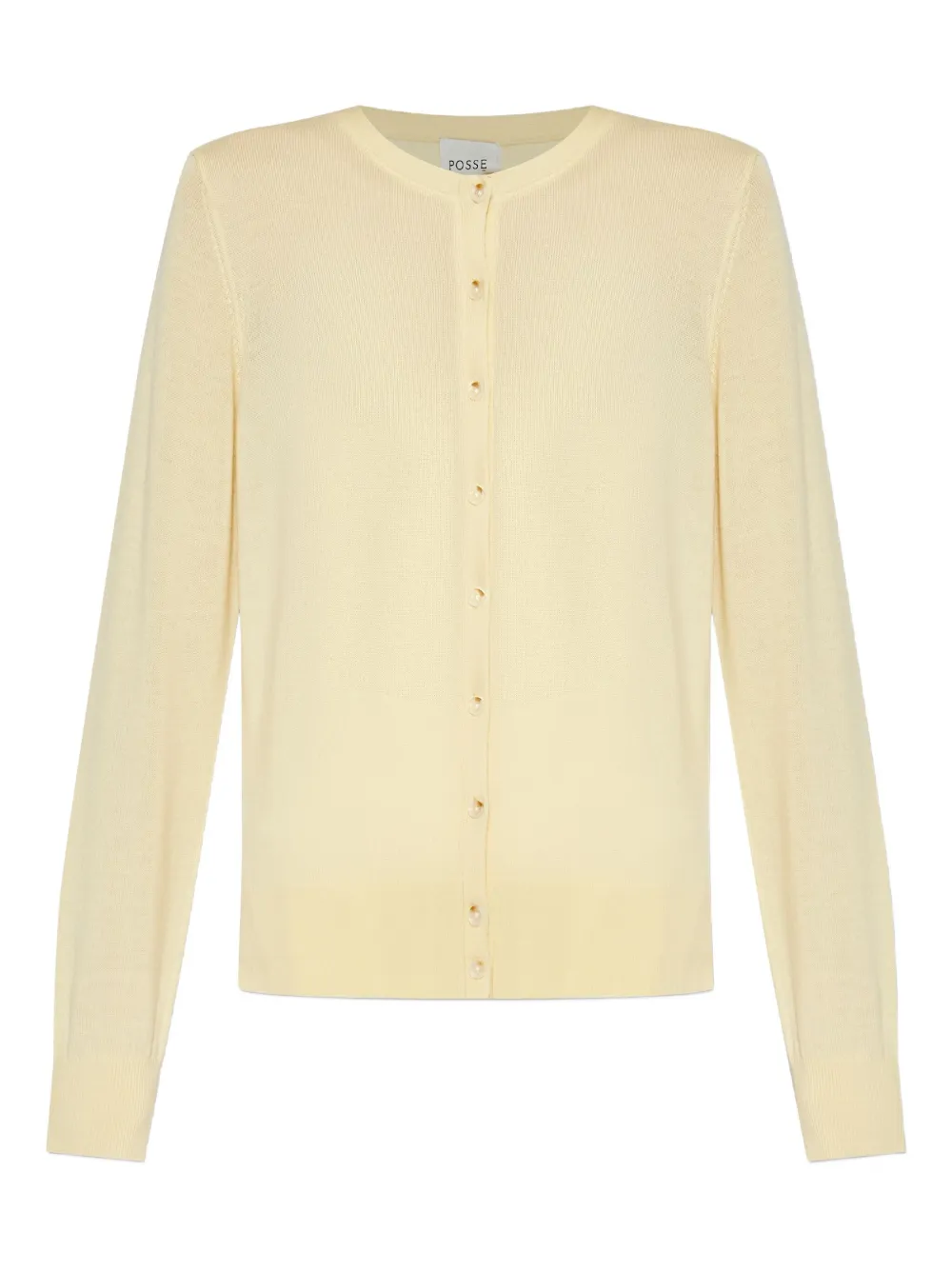 Шерстяной кардиган на пуговицах Posse, желтый
Шерстяной кардиган на пуговицах Posse, желтый