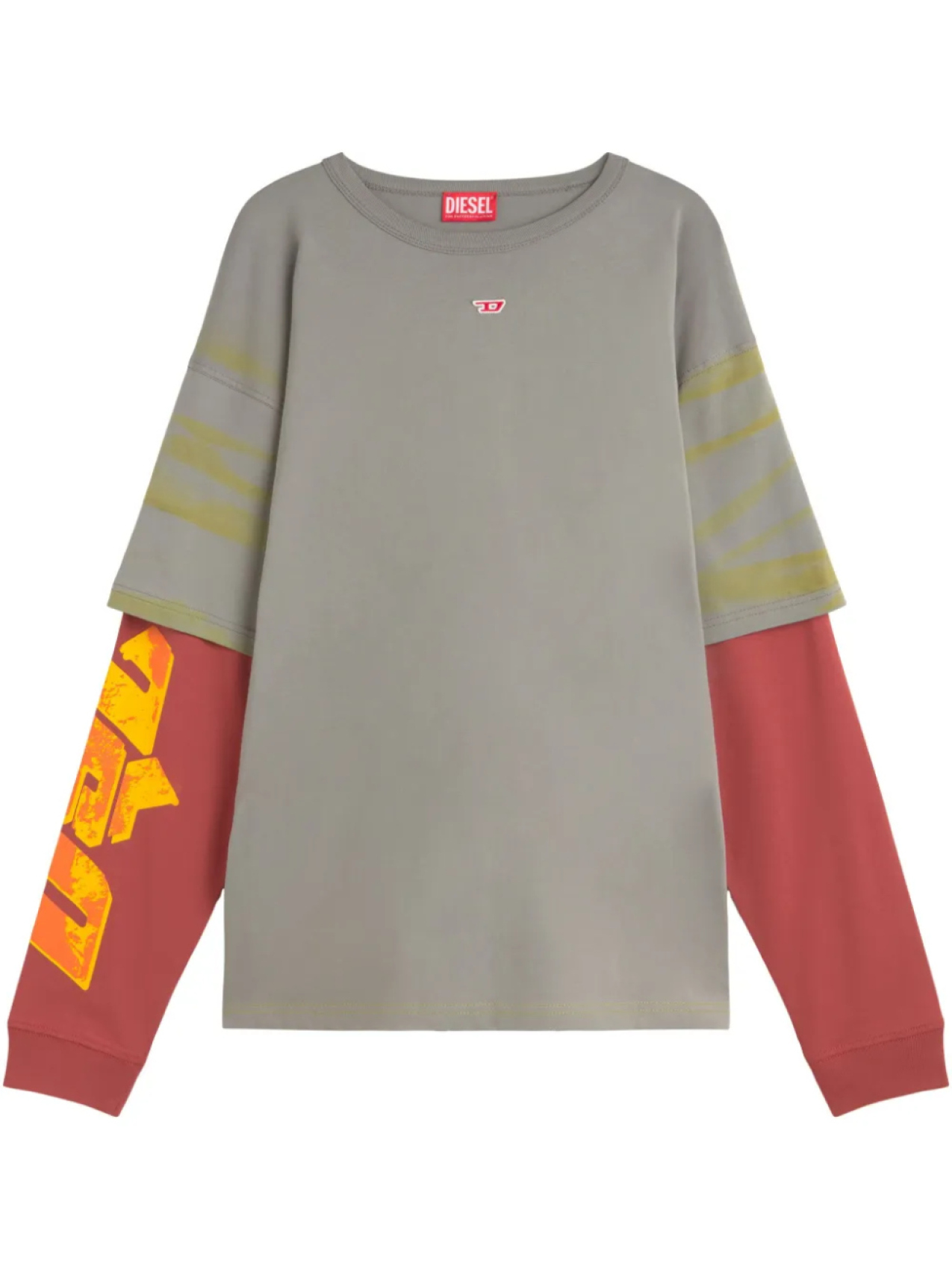 Многослойная футболка Diesel, серый
Многослойная футболка Diesel, серый