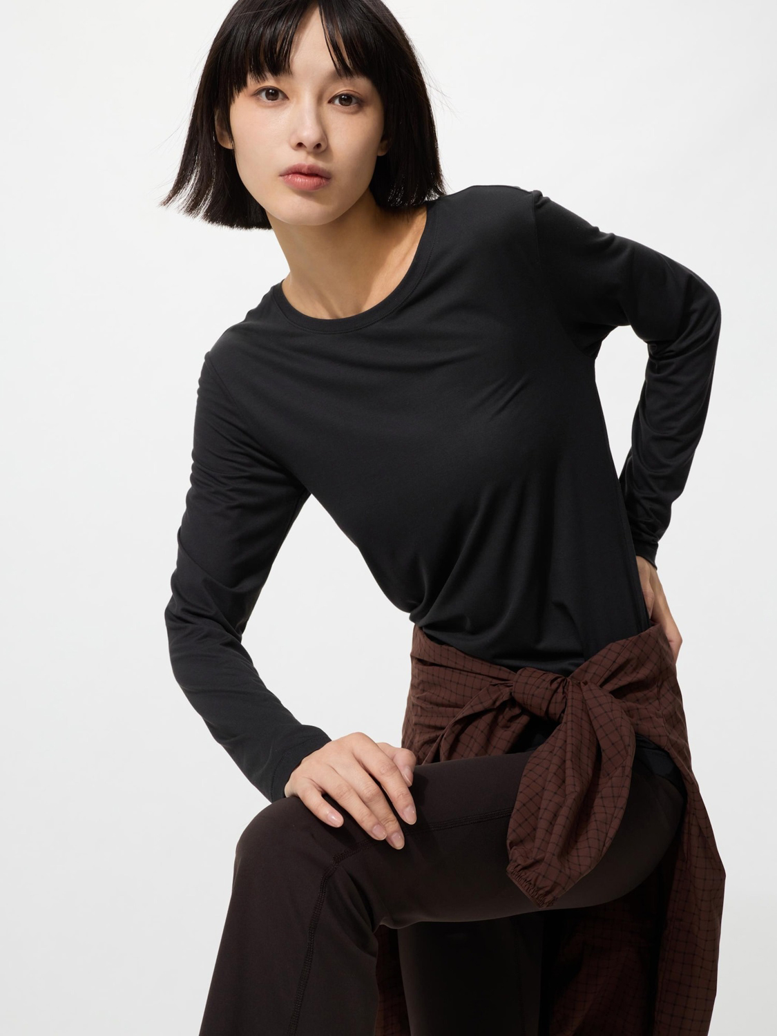 Лонгслив Uniqlo AIRism UV Protection, 09 черный
Лонгслив Uniqlo AIRism UV Protection, 09 черный