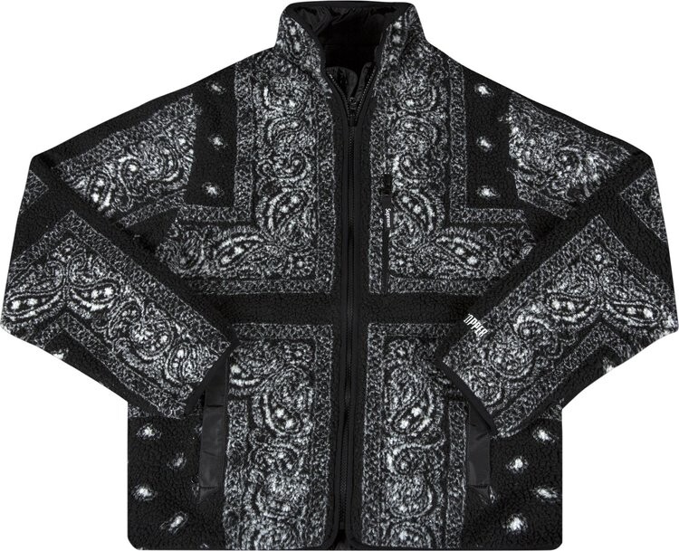 Куртка Supreme Reversible Bandana Fleece Jacket 'Black', черный
Куртка Supreme Reversible Bandana Fleece Jacket 'Black', черный