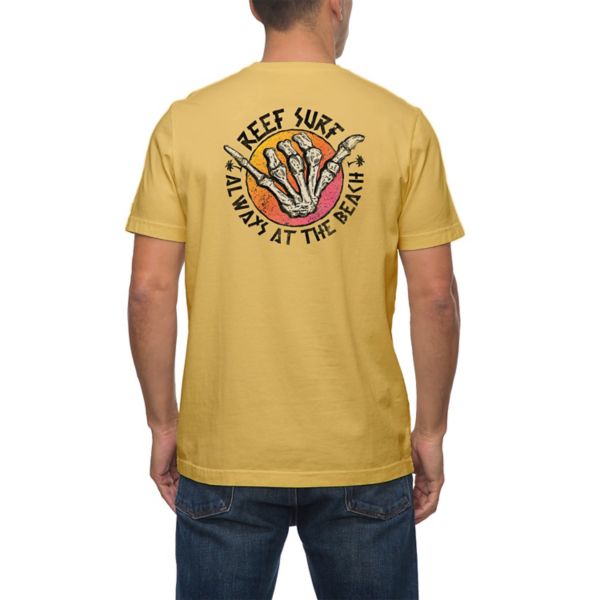 Мужская футболка с мрачной графикой Reef, цвет mustard
Мужская футболка с мрачной графикой Reef, цвет mustard