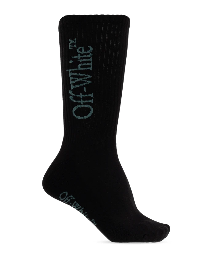 Носки с логотипом Off White, черный
Носки с логотипом Off White, черный