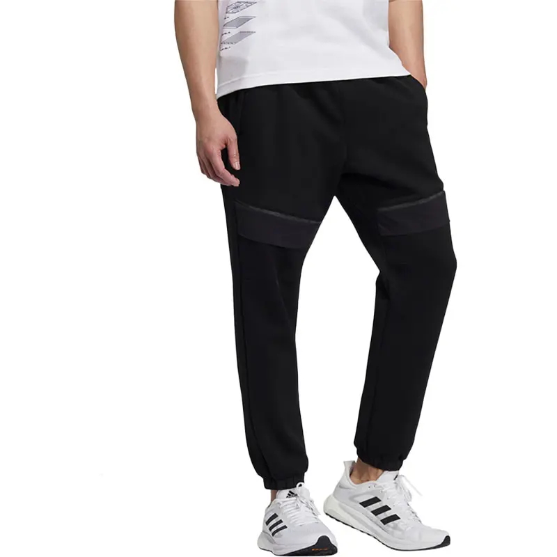 Трикотажные спортивные брюки мужские черные Adidas
Трикотажные спортивные брюки мужские черные Adidas