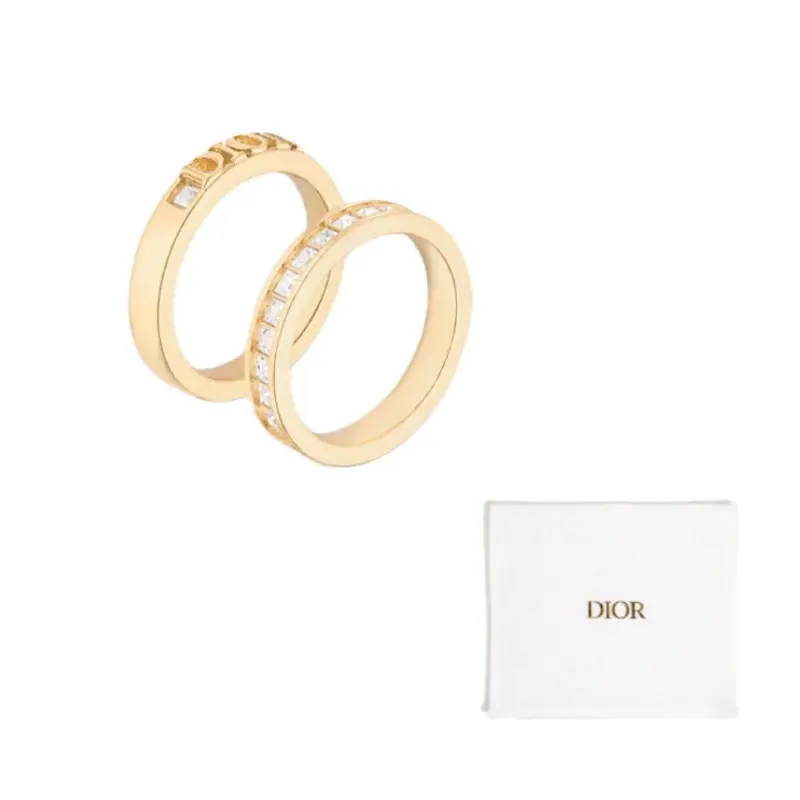 DIOR Металлические, кристальные кольца Women's Gold
DIOR Металлические, кристальные кольца Women's Gold
