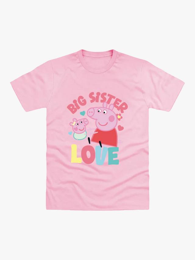 Футболка Brand Threads для старшей сестры Peppa Pig, Pink
Футболка Brand Threads для старшей сестры Peppa Pig, Pink