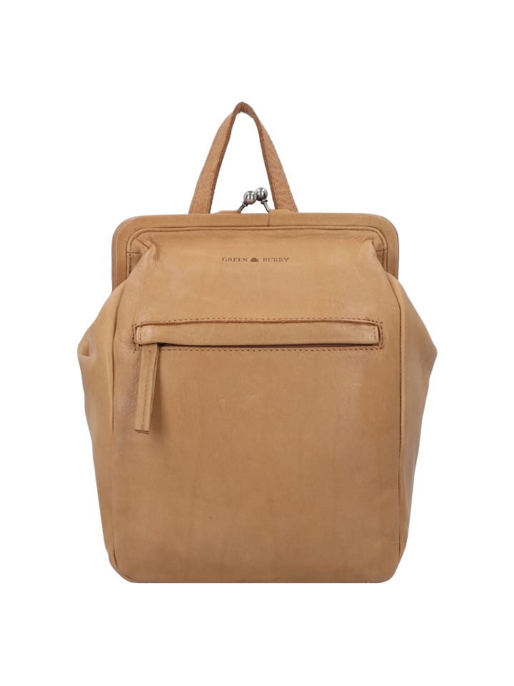 Рюкзак Greenburry Vintage washed City Rucksack Leder 27 cm, коричневый 
Рюкзак Greenburry Vintage washed City Rucksack Leder 27 cm, коричневый