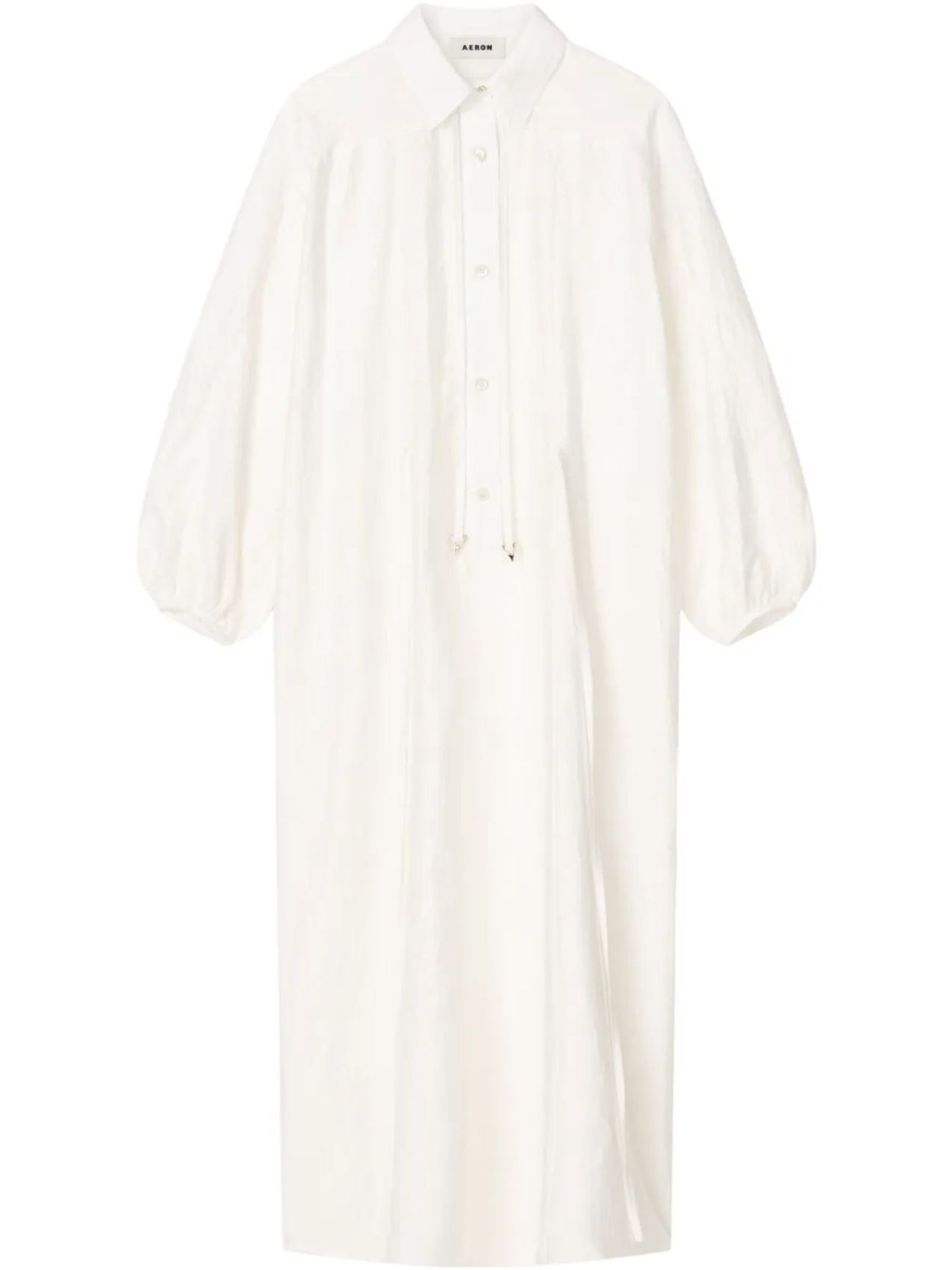 AERON платье-рубашка со сборками, белый 
AERON платье-рубашка со сборками, белый