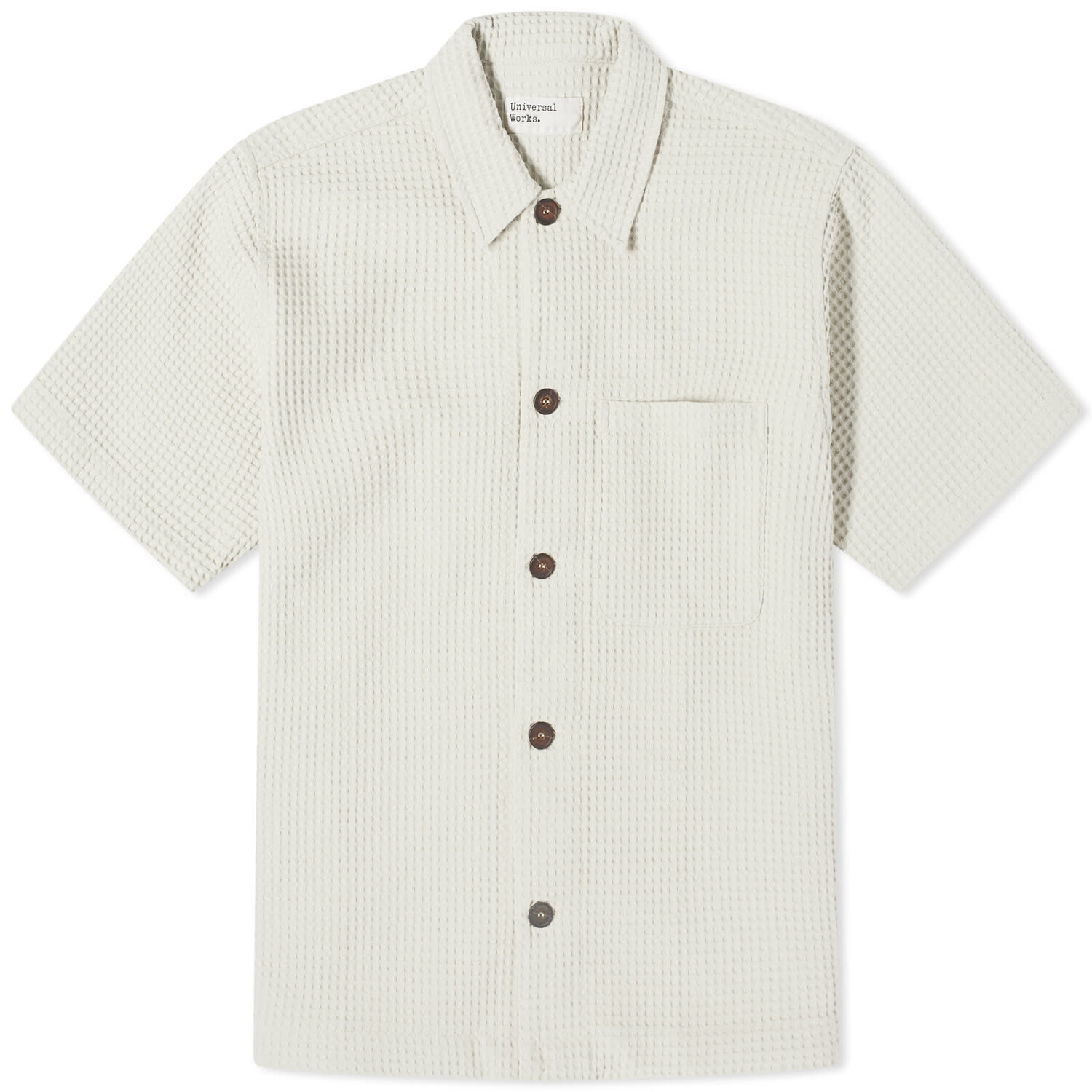 Рубашка с коротким рукавом Universal Works Pike Waffle Short Sleeve Shirt, цвет Driftwood
Рубашка с коротким рукавом Universal Works Pike Waffle Short Sleeve Shirt, цвет Driftwood