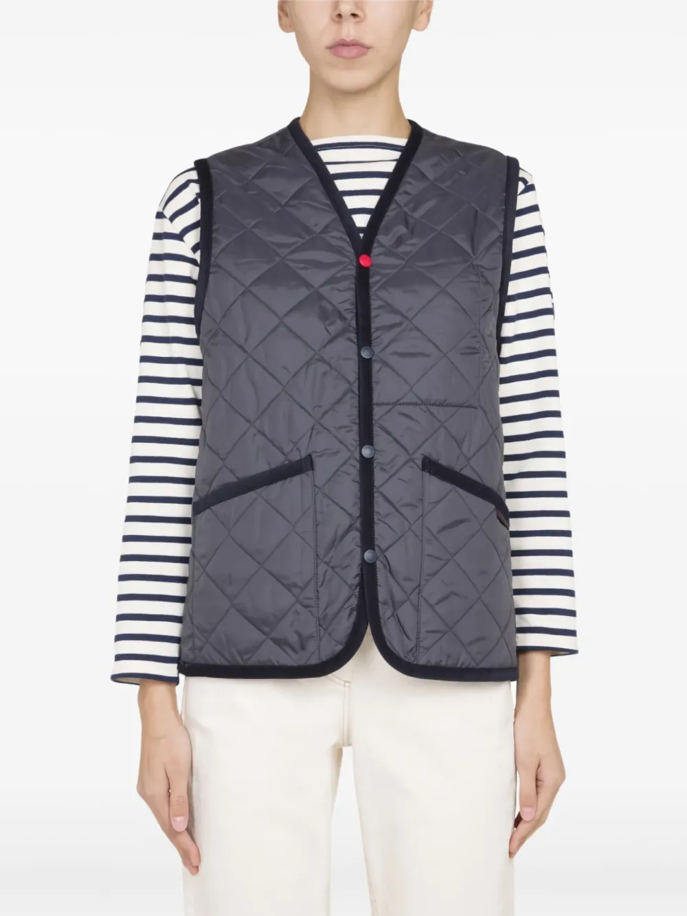 Стеганый жилет на пуговицах Saint James, серый
Стеганый жилет на пуговицах Saint James, серый