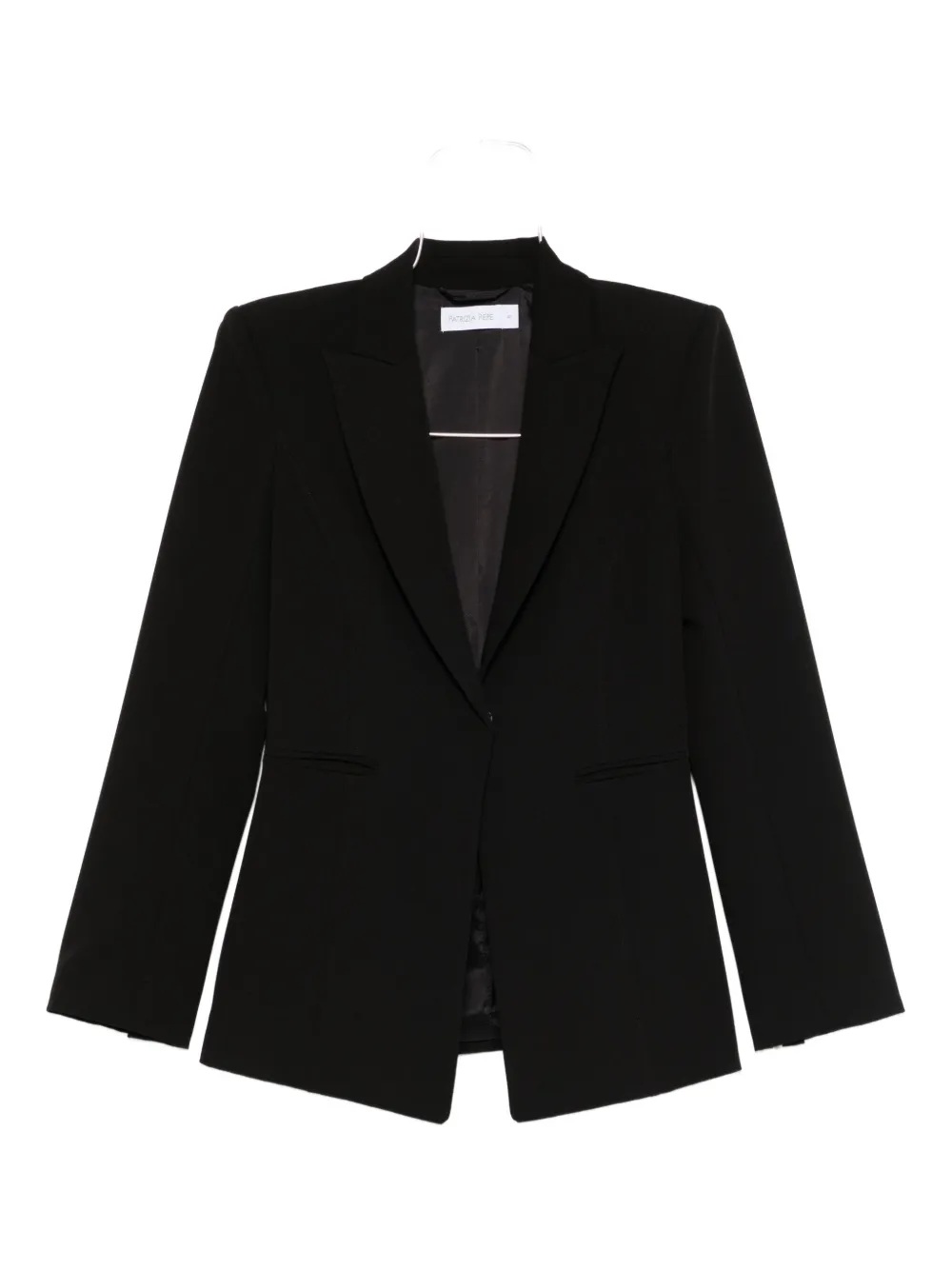 Однобортный пиджак Patrizia Pepe, черный
Однобортный пиджак Patrizia Pepe, черный