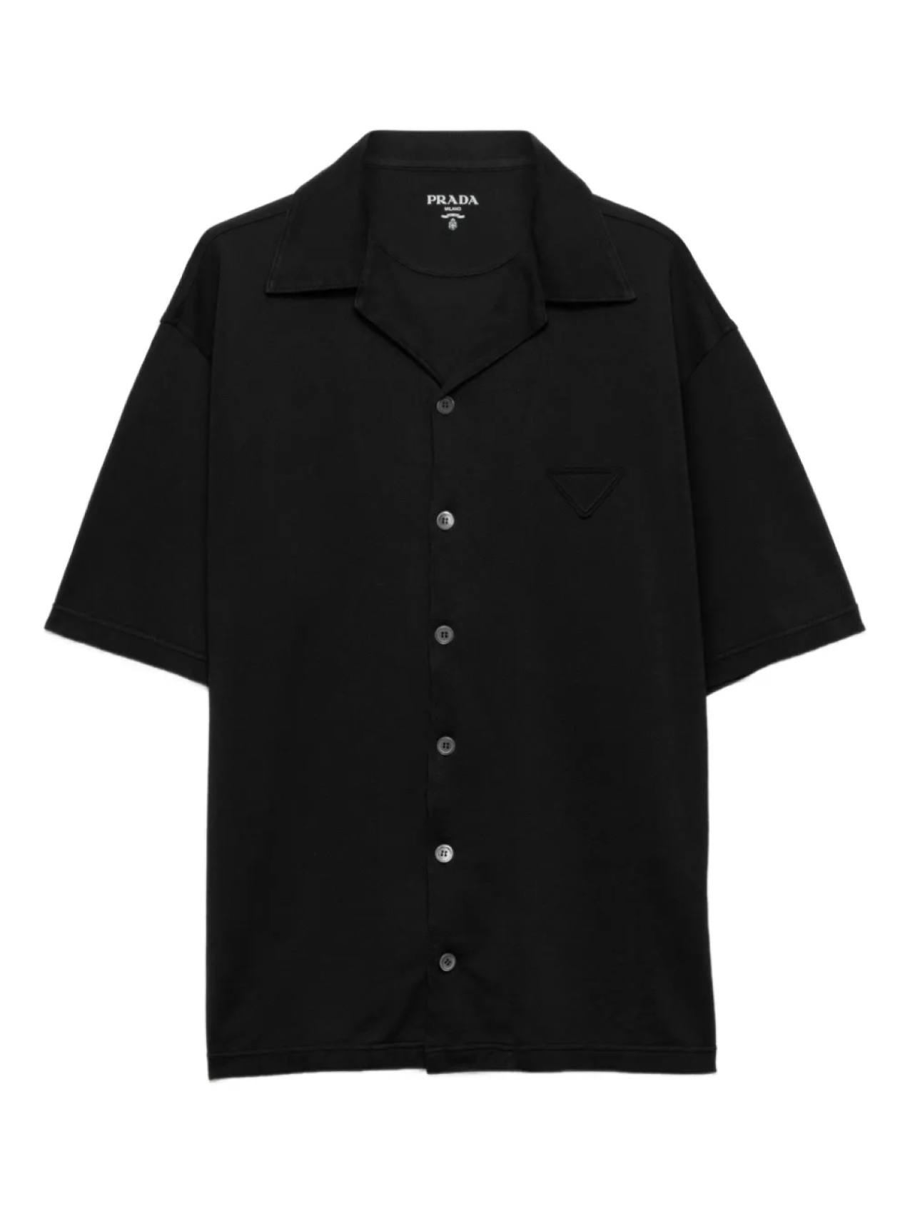 Рубашка из хлопка Prada, черный
Рубашка из хлопка Prada, черный