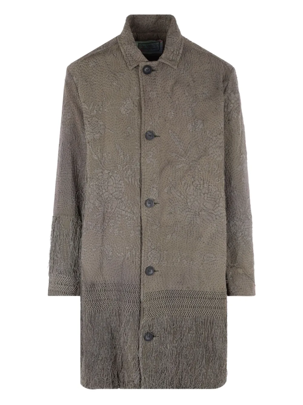 Пальто с вышивкой By Walid, коричневый
Пальто с вышивкой By Walid, коричневый