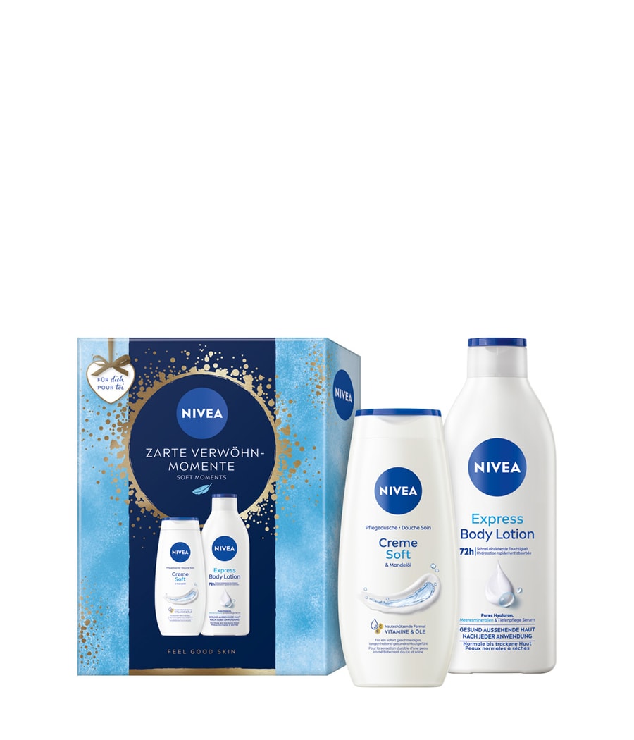 Набор для ухода за телом NIVEA Zarte Verwöhn-Momente, 1 шт.
Набор для ухода за телом NIVEA Zarte Verwöhn-Momente, 1 шт.