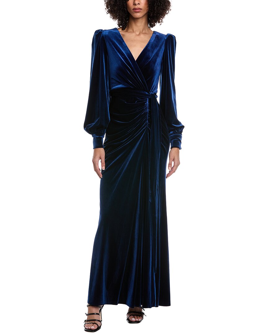 Платье-драпировка Badgley Mischka, синий
Платье-драпировка Badgley Mischka, синий