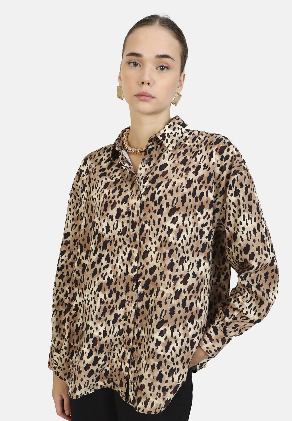 Блузка на пуговицах REFKA Modanisa, цвет Mottleddarkbrown
Блузка на пуговицах REFKA Modanisa, цвет Mottleddarkbrown