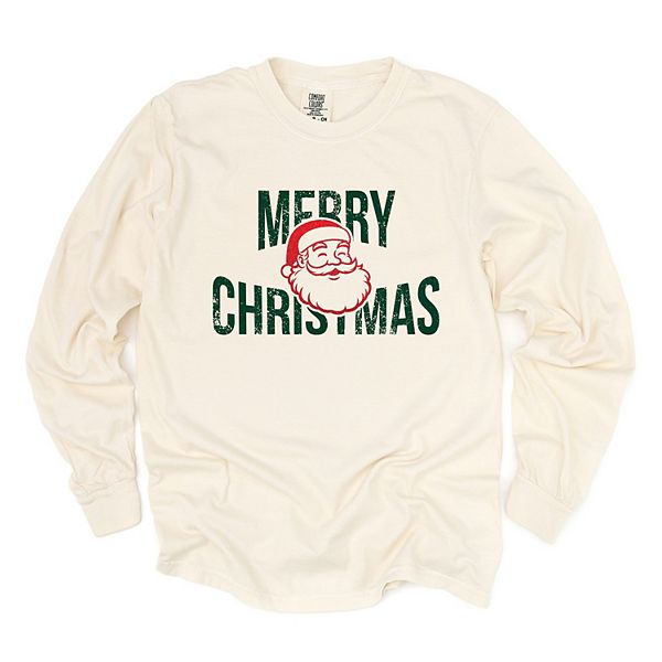 Рождественский свитер с блестками и Сантой - женская футболка с длинным рукавом Simply Sage Market, Ivory
Рождественский свитер с блестками и Сантой - женская футболка с длинным рукавом Simply Sage Market, Ivory