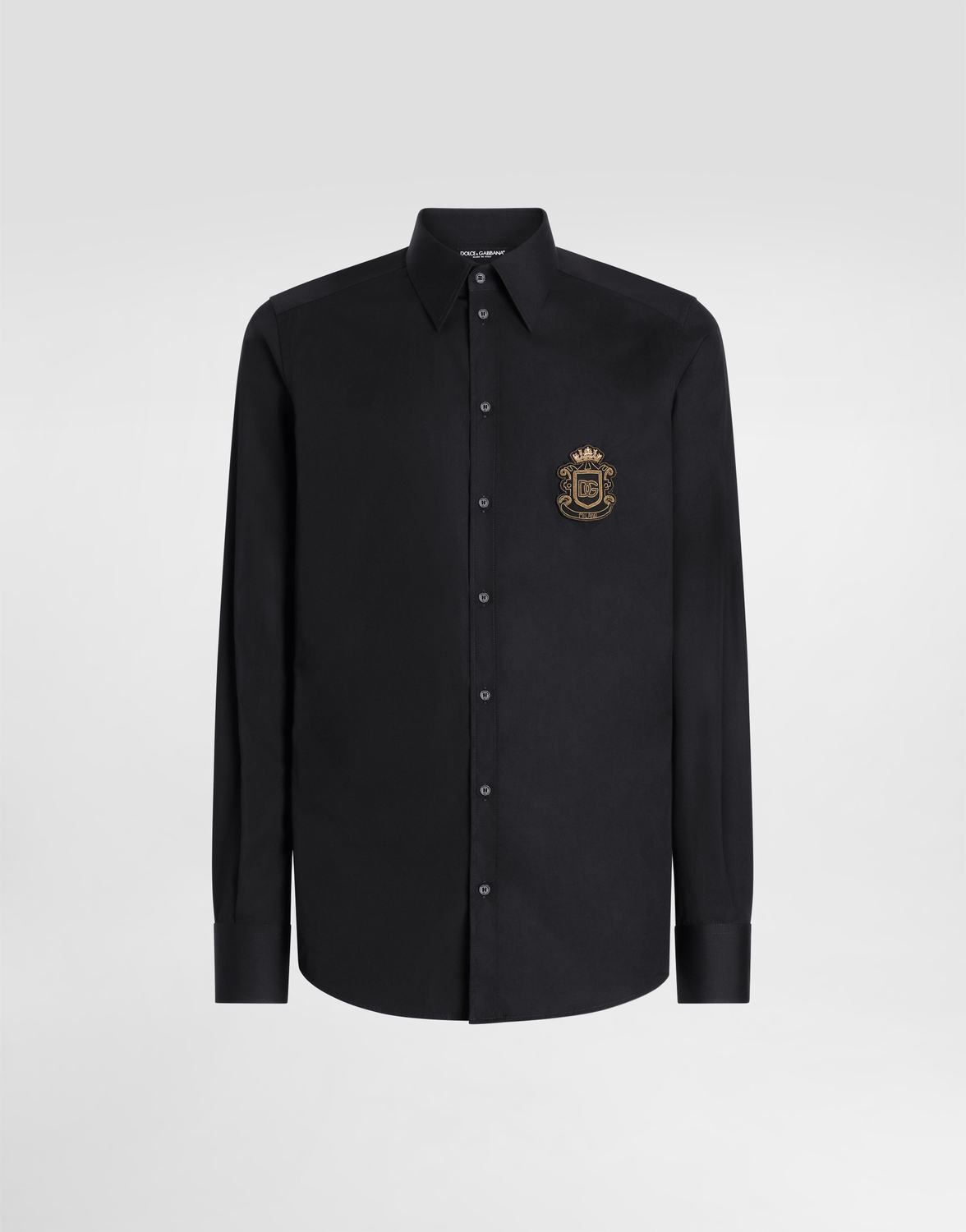Хлопковая рубашка Martini DOLCE & GABBANA, черный
Хлопковая рубашка Martini DOLCE & GABBANA, черный