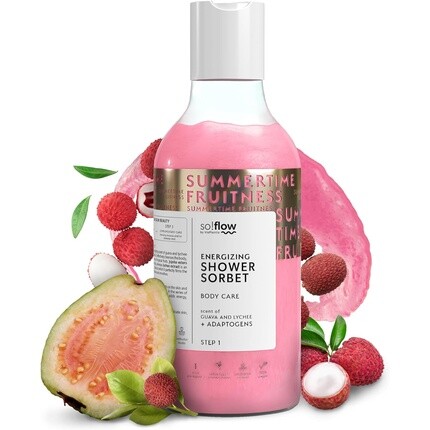 So!Flow Energizing Гель для душа с гуавой и сорбетом из личи и Hordeum Vulgare для придания энергии и освежения кожи
So!Flow Energizing Гель для душа с гуавой и сорбетом из личи и Hordeum Vulgare для придания энергии и освежения кожи