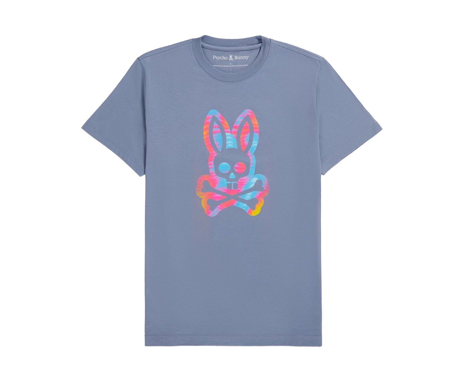 Мужская синяя футболка Psycho Bunny Montgomery с рисунком шамбре B6U948Y1PC-BLUCHA, синий
Мужская синяя футболка Psycho Bunny Montgomery с рисунком шамбре B6U948Y1PC-BLUCHA, синий