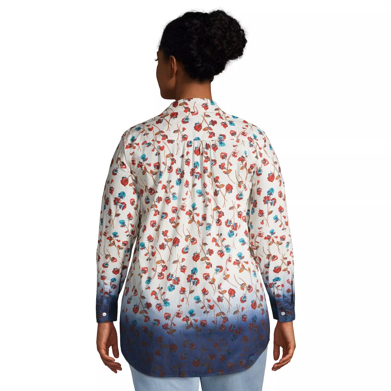 Рубашка-туника из поплина Lands' End больших размеров с отворотами Lands' End
Рубашка-туника из поплина Lands' End больших размеров с отворотами Lands' End