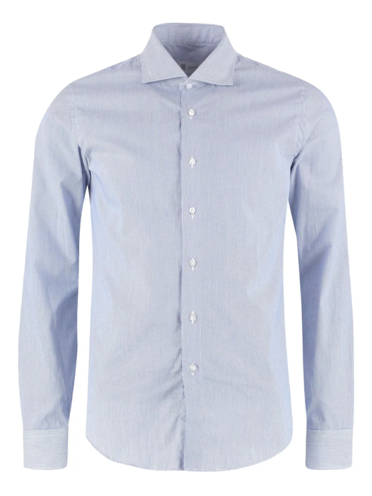 Полосатая хлопковая рубашка THE (Alphabet), синий
Полосатая хлопковая рубашка THE (Alphabet), синий