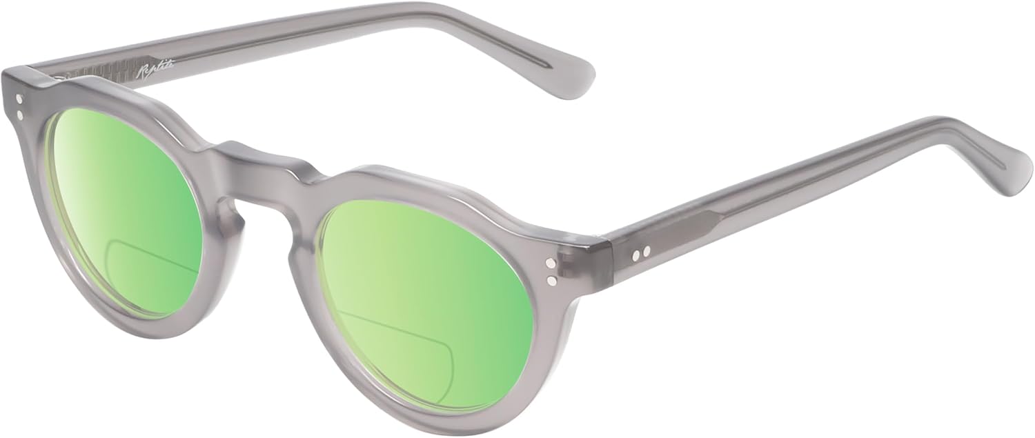 Женские поляризованные бифокальные солнцезащитные очки Malayemys для чтения, с защитой от УФ-излучения, для спорта и вождения. Тонированные Reptile, Smoke Grey Crystal/Polarized Green Mirror
Женские поляризованные бифокальные солнцезащитные очки Malayemys для чтения, с защитой от УФ-излучения, для спорта и вождения. Тонированные Reptile, Smoke Grey Crystal/Polarized Green Mirror