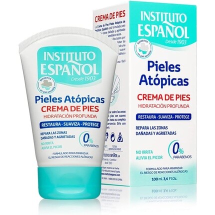 Крем для ног для атопической кожи 100мл, Instituto Español
Крем для ног для атопической кожи 100мл, Instituto Español