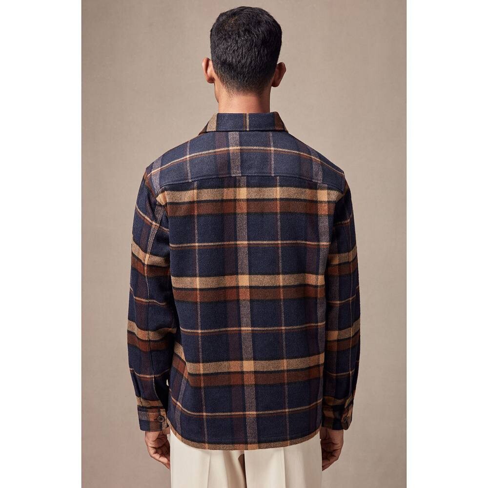 Мужская шерстяная куртка NEXT в клетку, темно-синий
Мужская шерстяная куртка NEXT в клетку, темно-синий