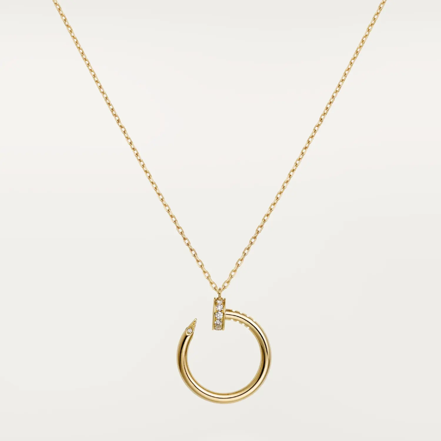 Колье Cartier Juste un Clou, 42-46 см, желтое золото/бриллианты
Колье Cartier Juste un Clou, 42-46 см, желтое золото/бриллианты