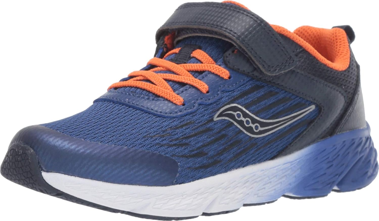 Детские кроссовки Saucony с альтернативной застежкой на липучке, темно-синий
Детские кроссовки Saucony с альтернативной застежкой на липучке, темно-синий