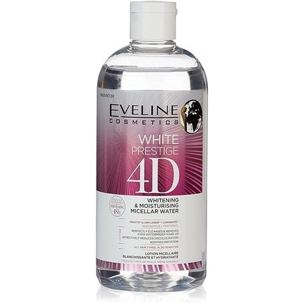 Eveline White Prestige 4D Отбеливающая и увлажняющая мицеллярная вода 500мл, Eveline Cosmetics
Eveline White Prestige 4D Отбеливающая и увлажняющая мицеллярная вода 500мл, Eveline Cosmetics