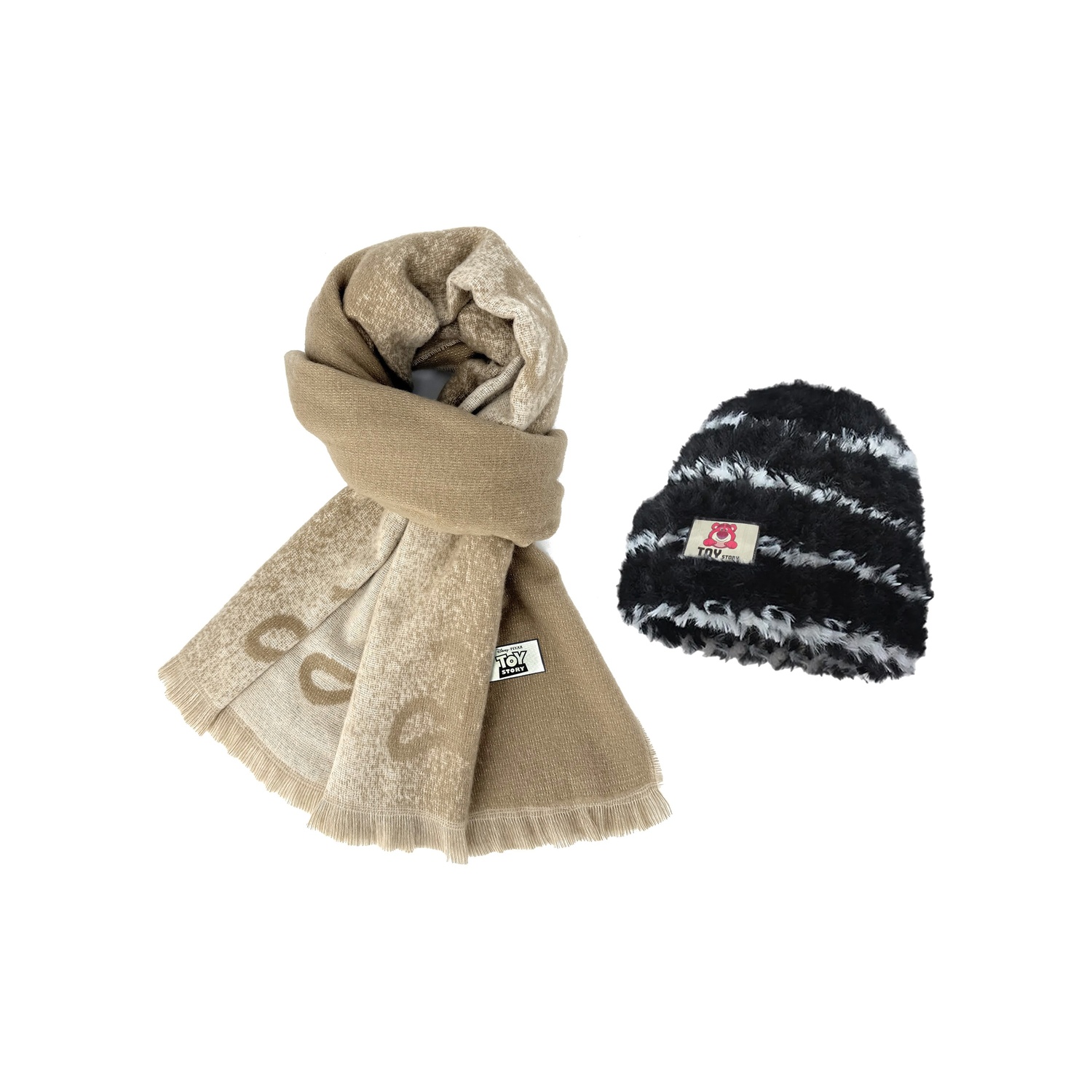 Disney Вязаный шарф унисекс, 2 Pack (Khaki Scarf+Striped Cap)
Disney Вязаный шарф унисекс, 2 Pack (Khaki Scarf+Striped Cap)