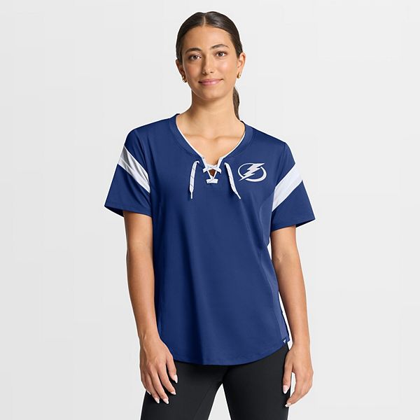 Женская синяя футболка Tampa Bay Lightning Offside Athena Fanatics
Женская синяя футболка Tampa Bay Lightning Offside Athena Fanatics