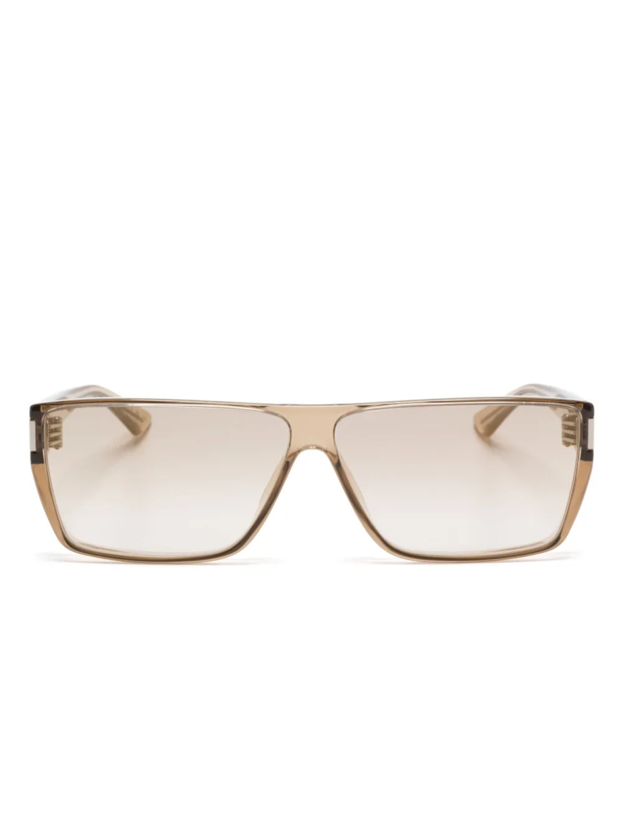 Солнцезащитные очки Saint Laurent Eyewear в прямоугольной оправе, коричневый 
Солнцезащитные очки Saint Laurent Eyewear в прямоугольной оправе, коричневый