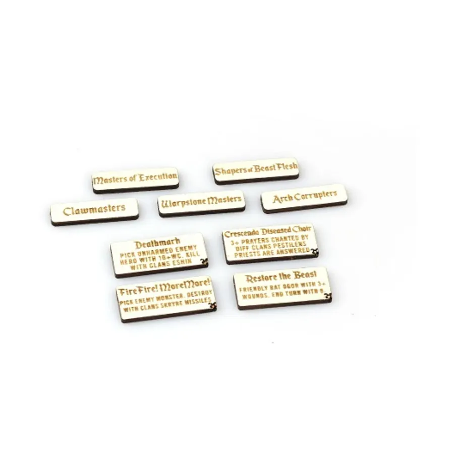 Пакет улучшения боевых свитков — скавены, Age of Sigmar - Accessories & Supplies (Battle Kiwi)
Пакет улучшения боевых свитков — скавены, Age of Sigmar - Accessories & Supplies (Battle Kiwi)