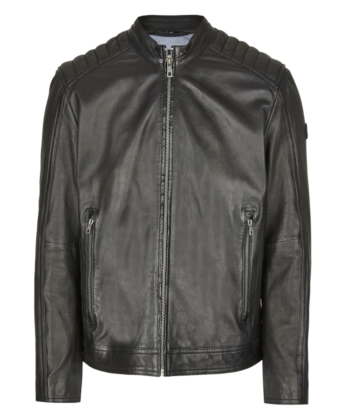 Классическая мужская кожаная куртка Bugatti, черный
Классическая мужская кожаная куртка Bugatti, черный