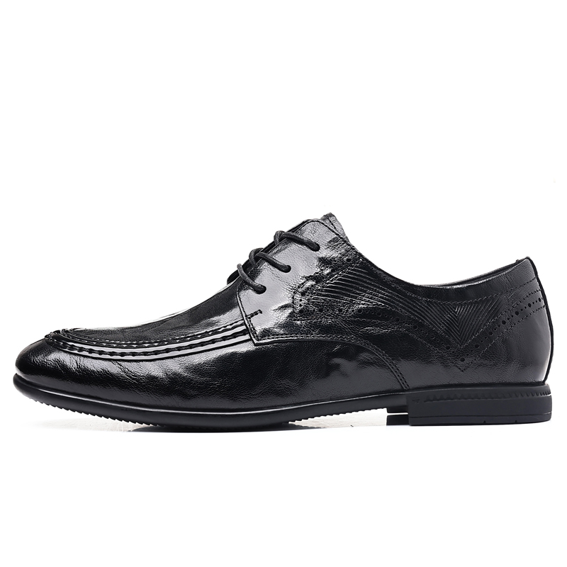 Черные туфли Dress Shoes Men's Black SHUPATE, однослойные
Черные туфли Dress Shoes Men's Black SHUPATE, однослойные